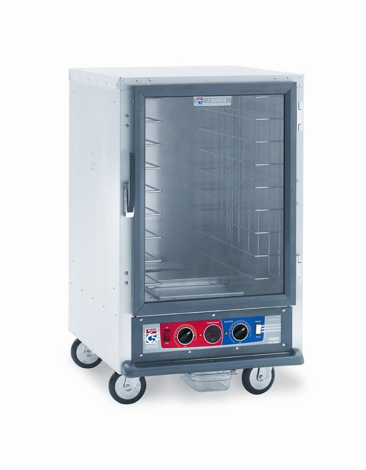 Metro Holding/Proofing Cabinet, 1/2 Height, Fixed Wire Slides,, 1681