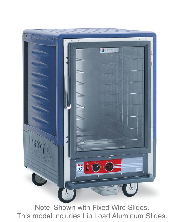 Metro Insulated Holding Cabinet, 1/2 Height,, 1681- Blue