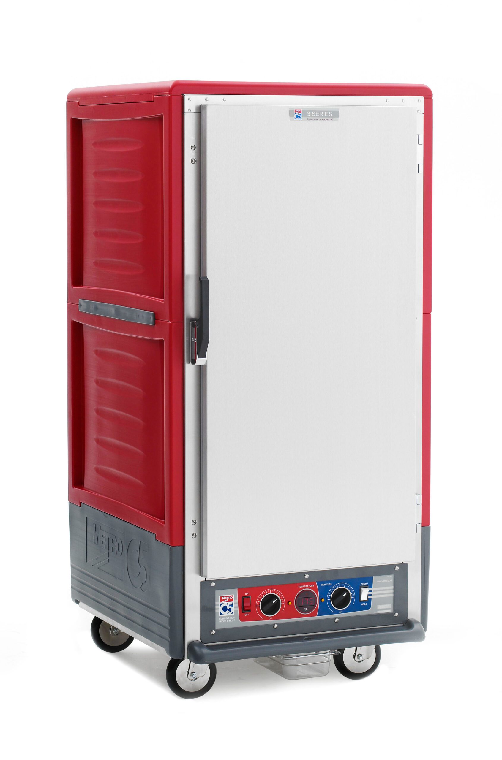 Metro Insulated Holding/Proofing Cabinet, 3/4 Height , Red