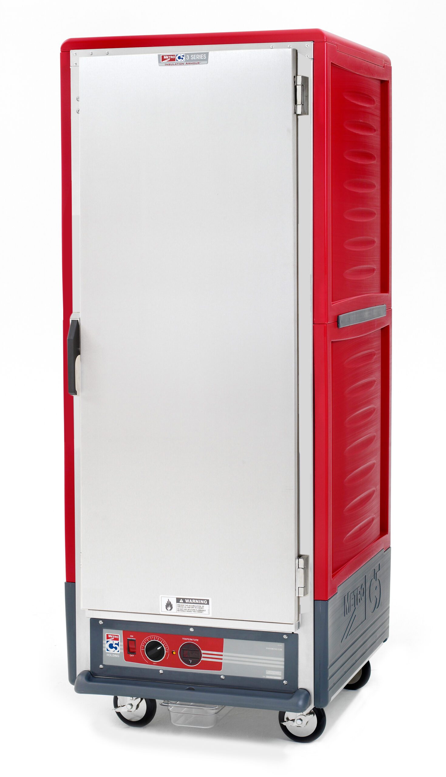 Metro Insulated Holding Cabinet, Full Height , Red