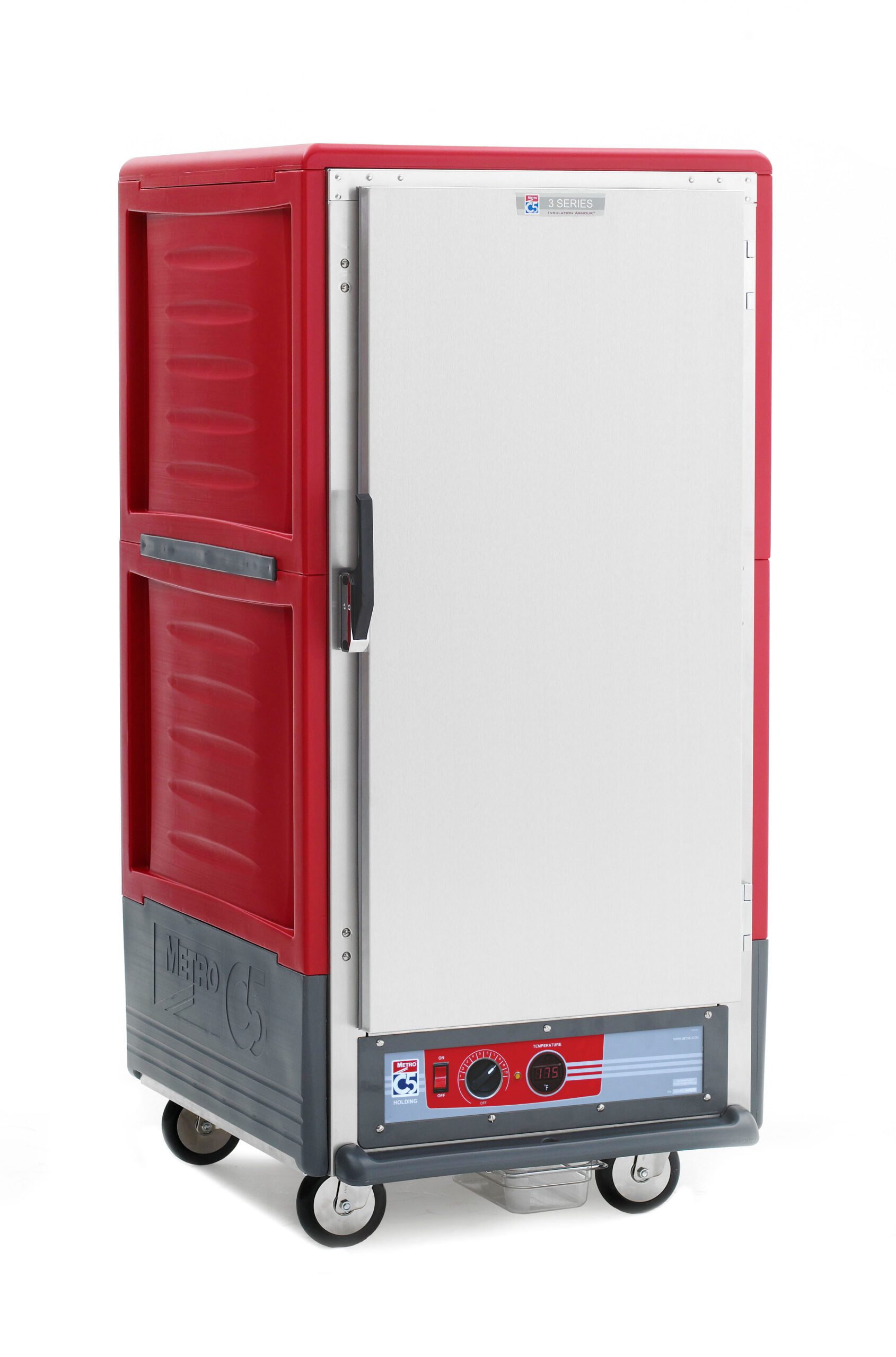 Metro Insulated Holding Cabinet, 3/4 Height,, 1681- Red
