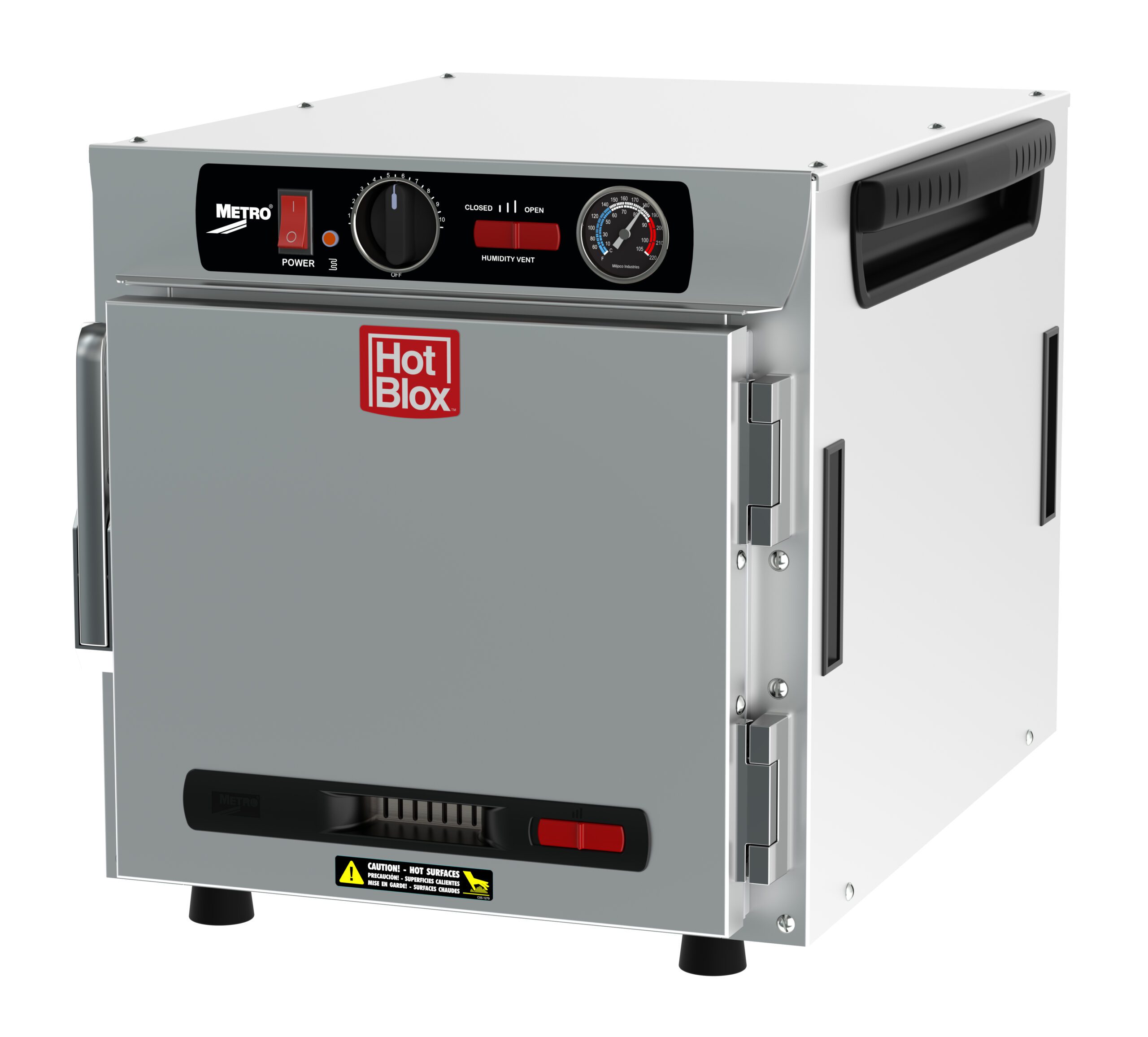 Metro HotBlox Narrow 4-Pan Insulated Holding Cabinet