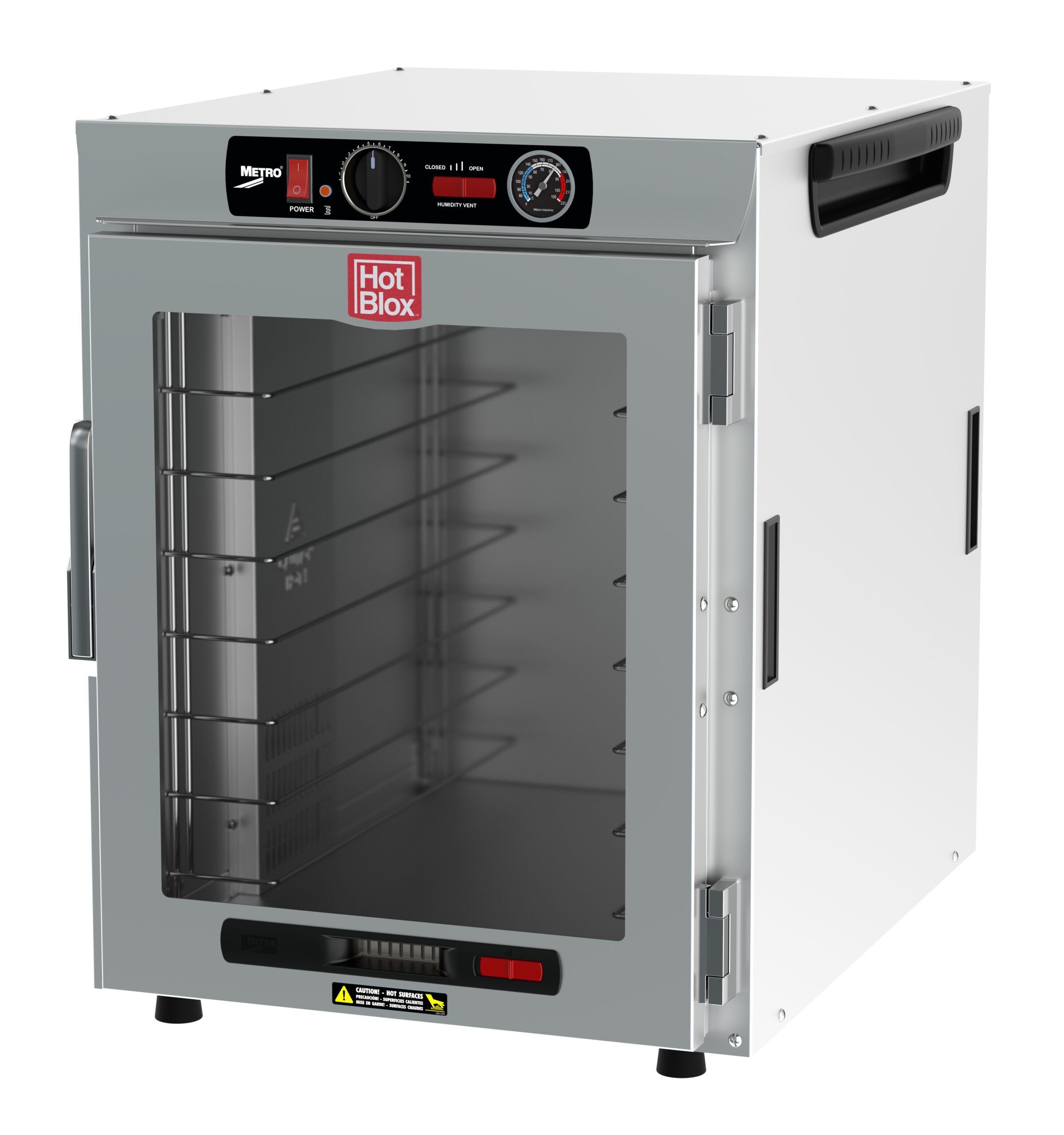 Metro HotBlox Wide 8-Pan Insulated Holding Cabinet