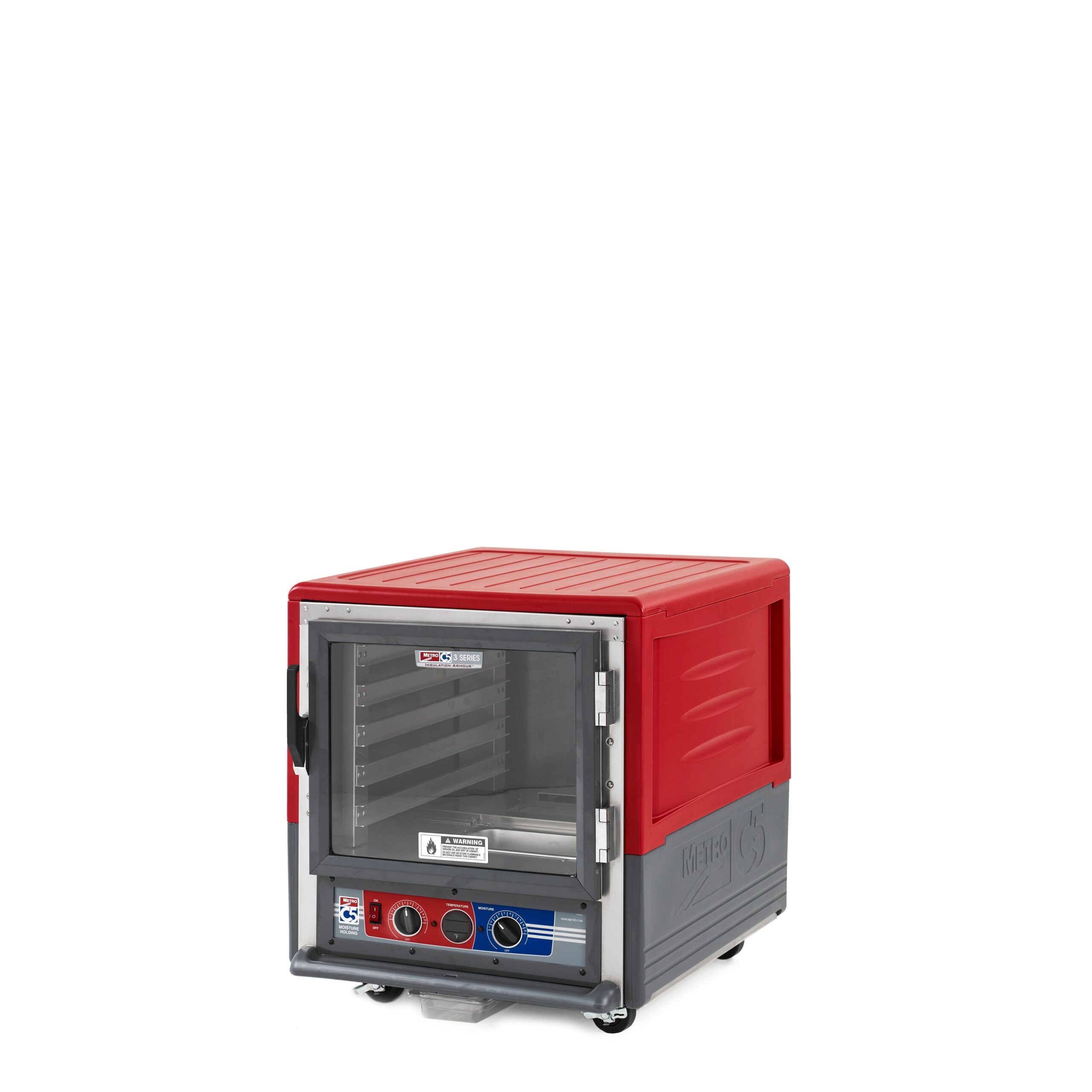 Metro Insulated Moisture Heated Holding/Proofing Cabinet,, 1681- Red