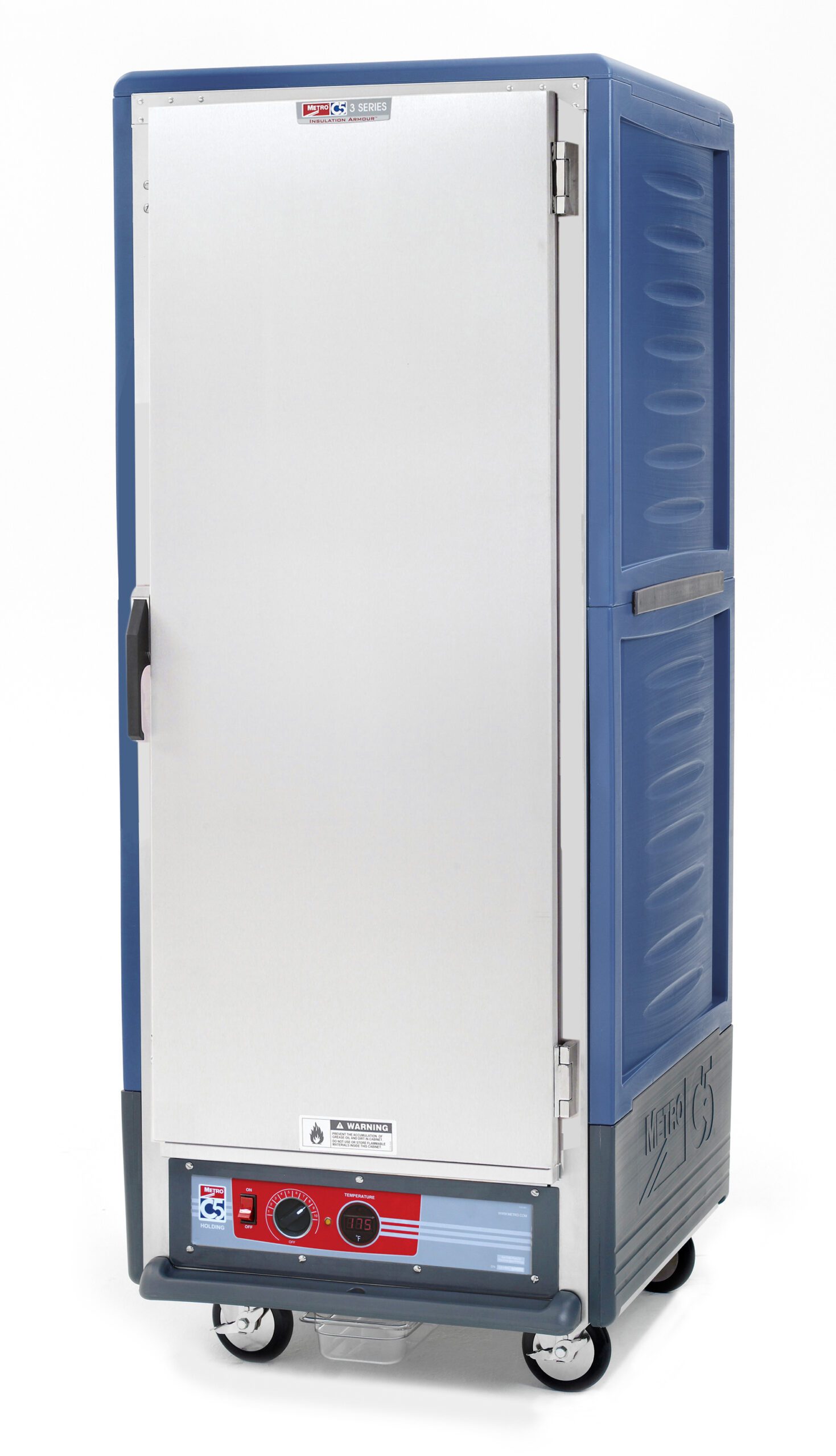 Metro Insulated Holding Cabinet, Full Height,, 1681- Blue