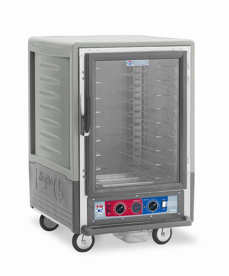 Metro Insulated Holding/Proofing Cabinet, 1/2 Height , Gray