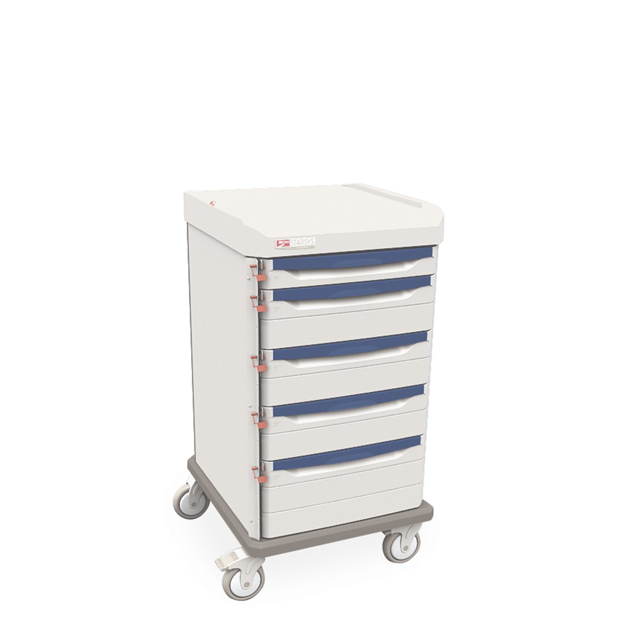 Metro SXR Starsys General Supply Cart with Passive Security