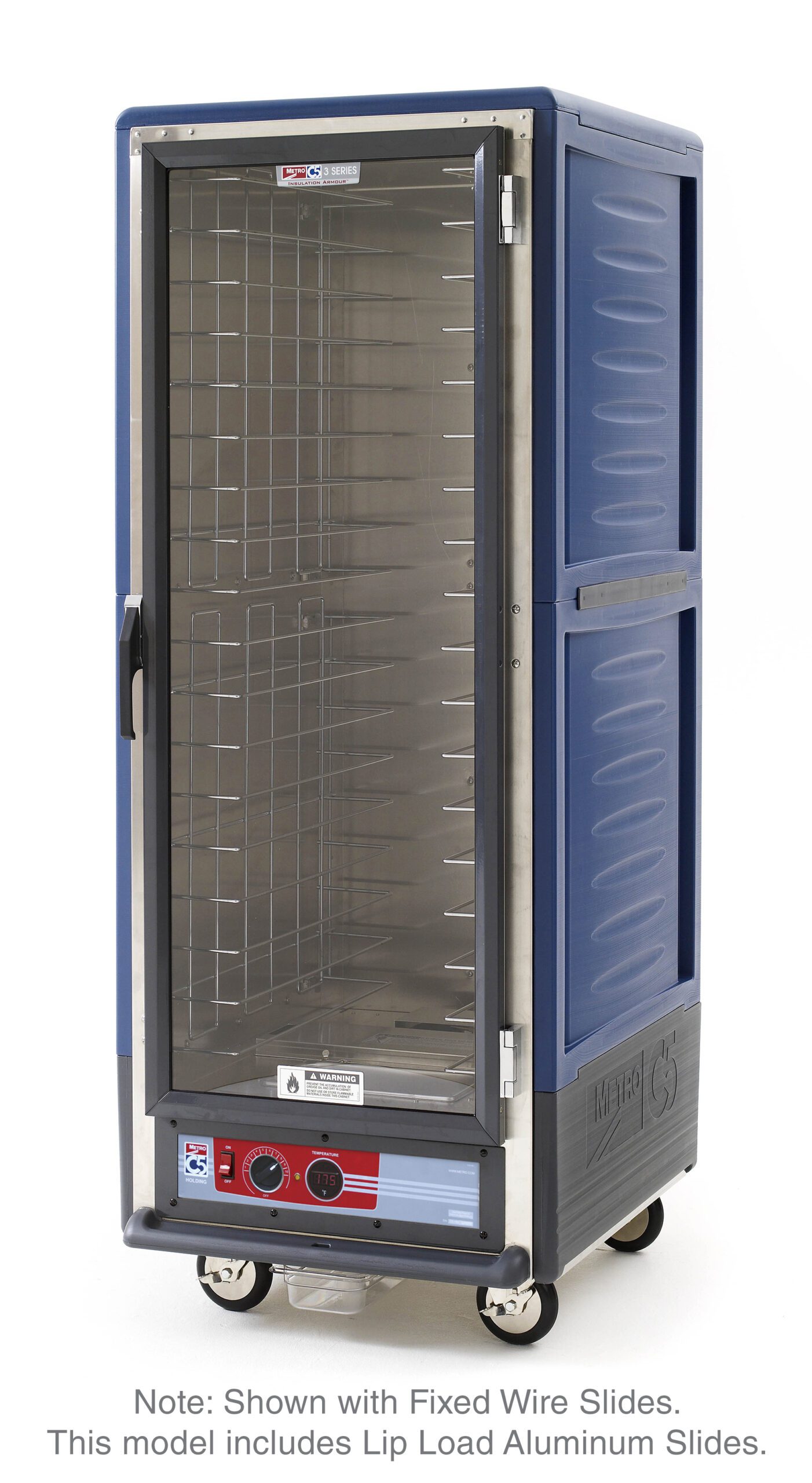 Metro Insulated Holding Cabinet, Full Height,, 1681- Blue