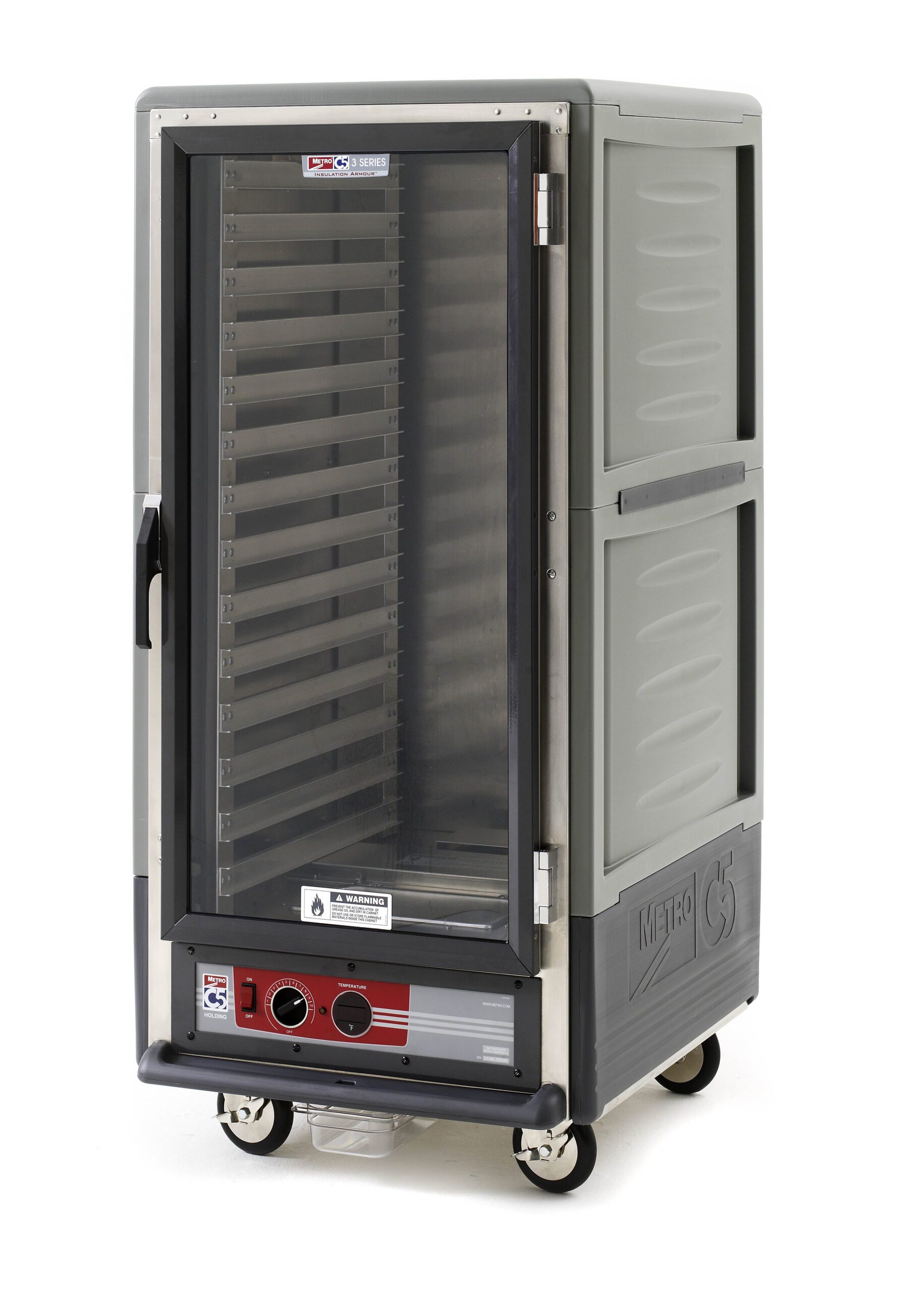 Metro Insulated Holding Cabinet, 3/4 Height,, 1681- Gray