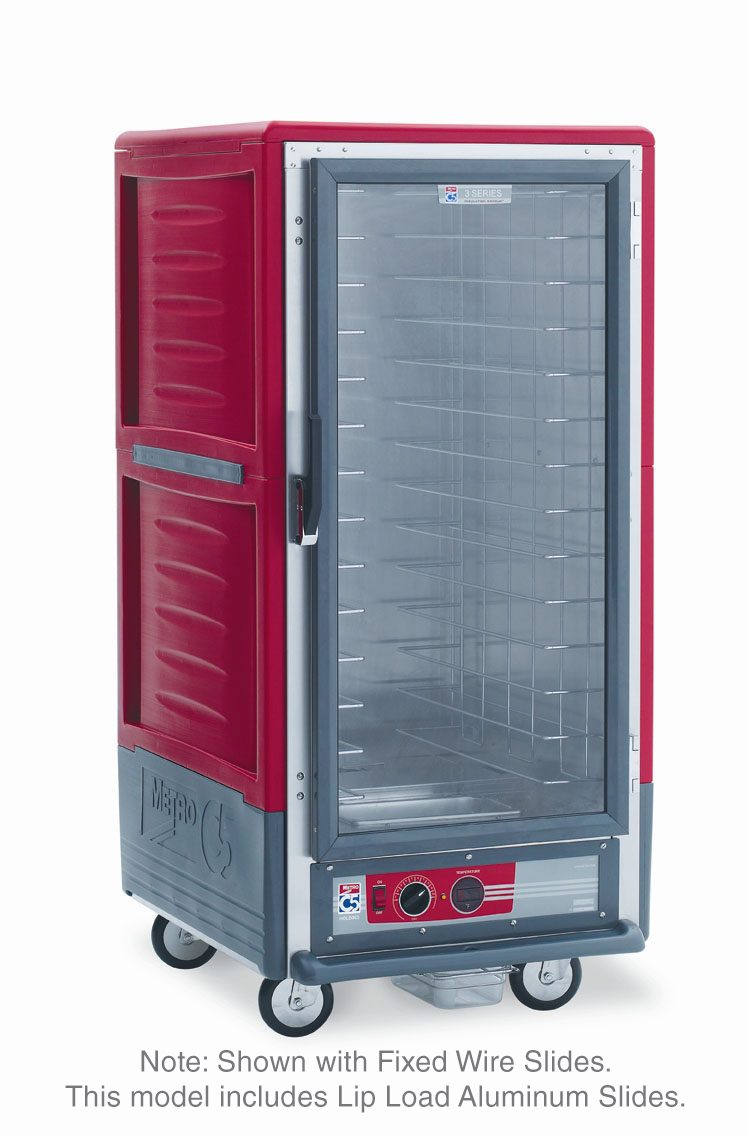 Metro Insulated Holding Cabinet, 3/4 Height,, 1681- Red