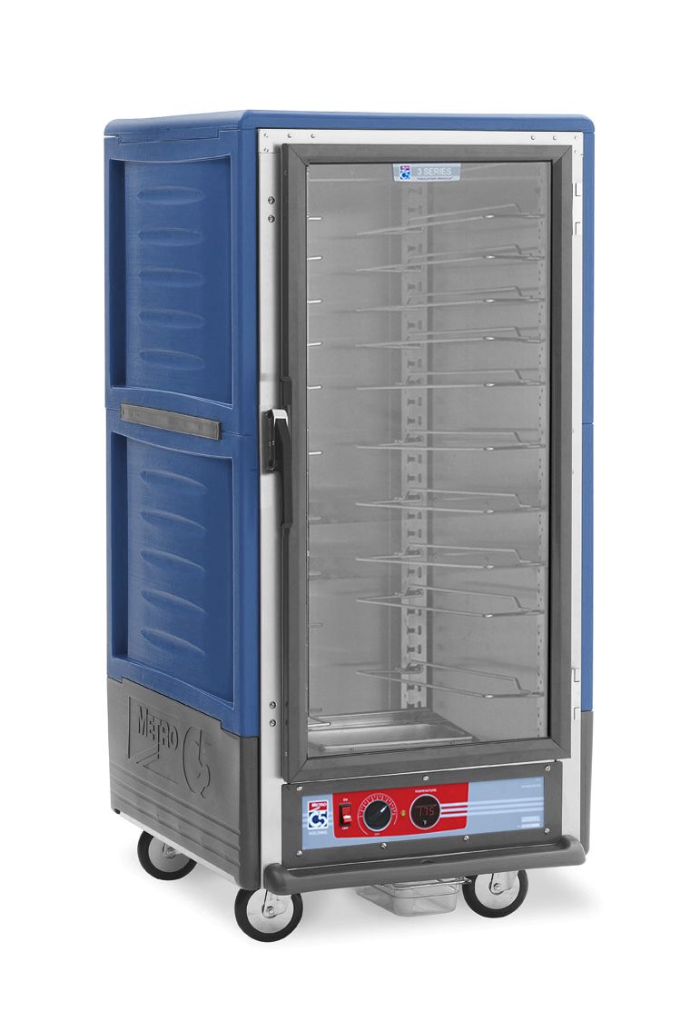 Metro Insulated Holding Cabinet, 3/4 Height , Blue