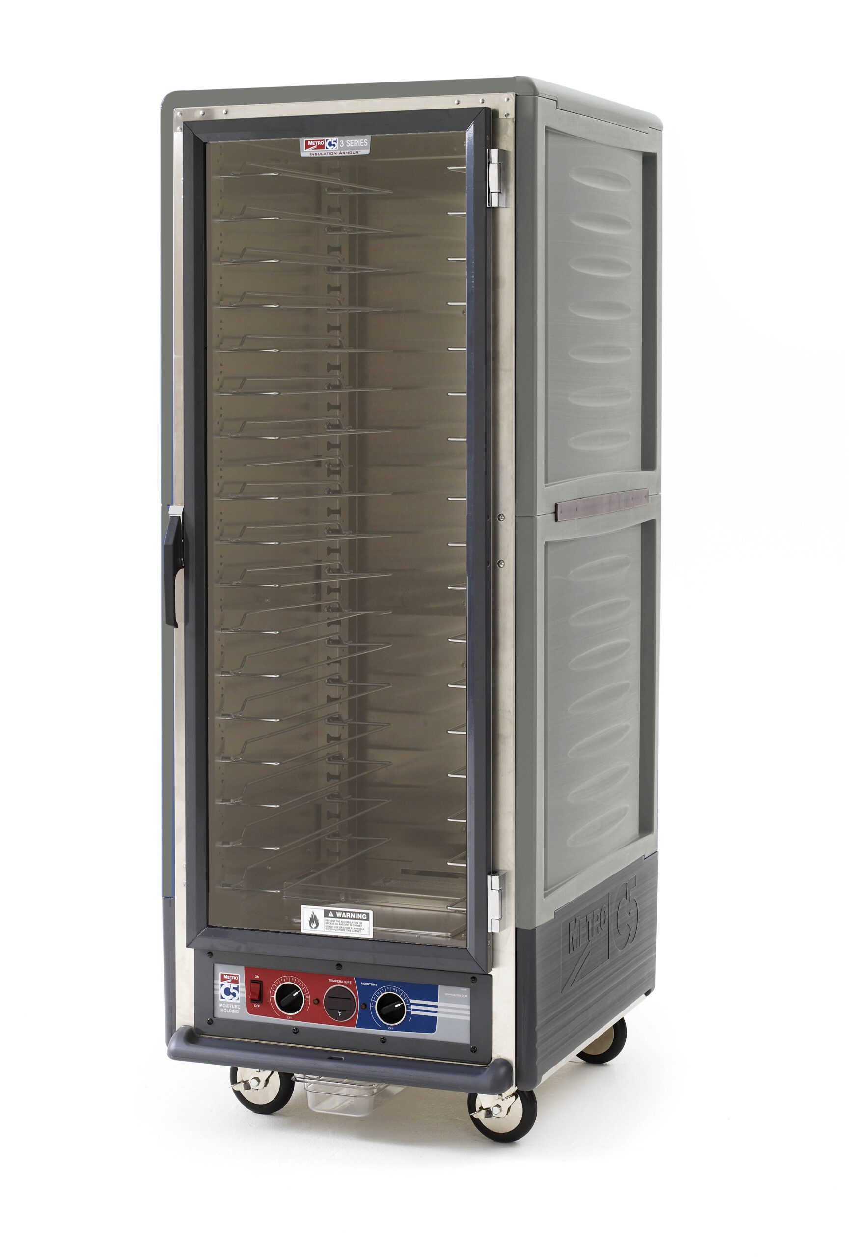 Metro Insulated Moisture Heated Holding/Proofing Cabinet, Full Height,, 1681- Gray