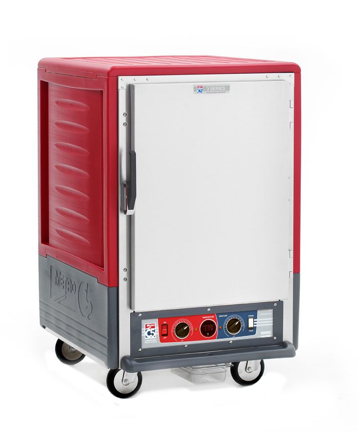 Metro Insulated Holding/Proofing Cabinet, 1/2 Height , Red