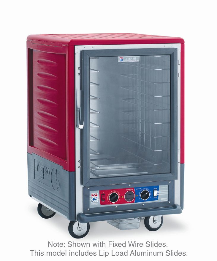 Metro Insulated Holding/Proofing Cabinet, 1/2 Height , Red