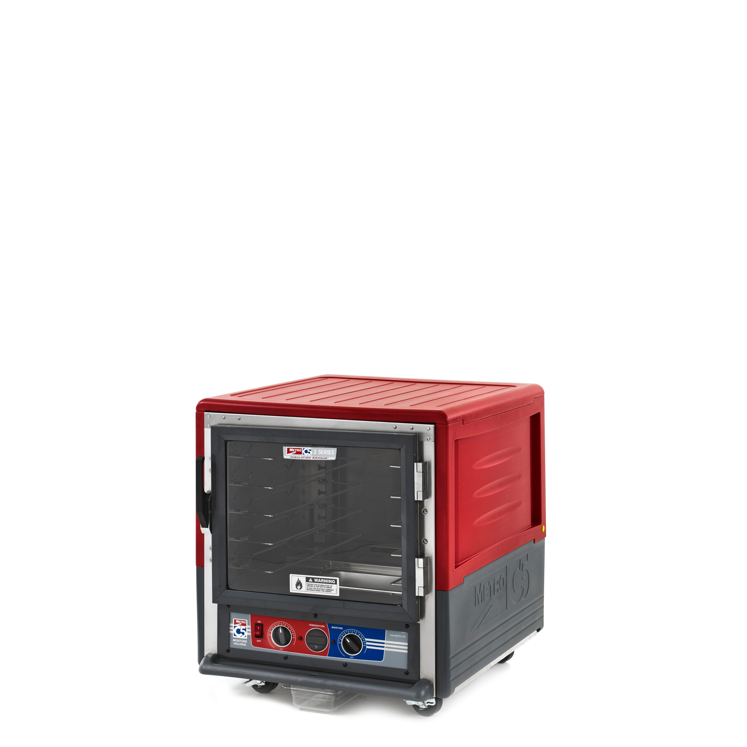 Metro Insulated Moisture Heated Holding/Proofing Cabinet , Red