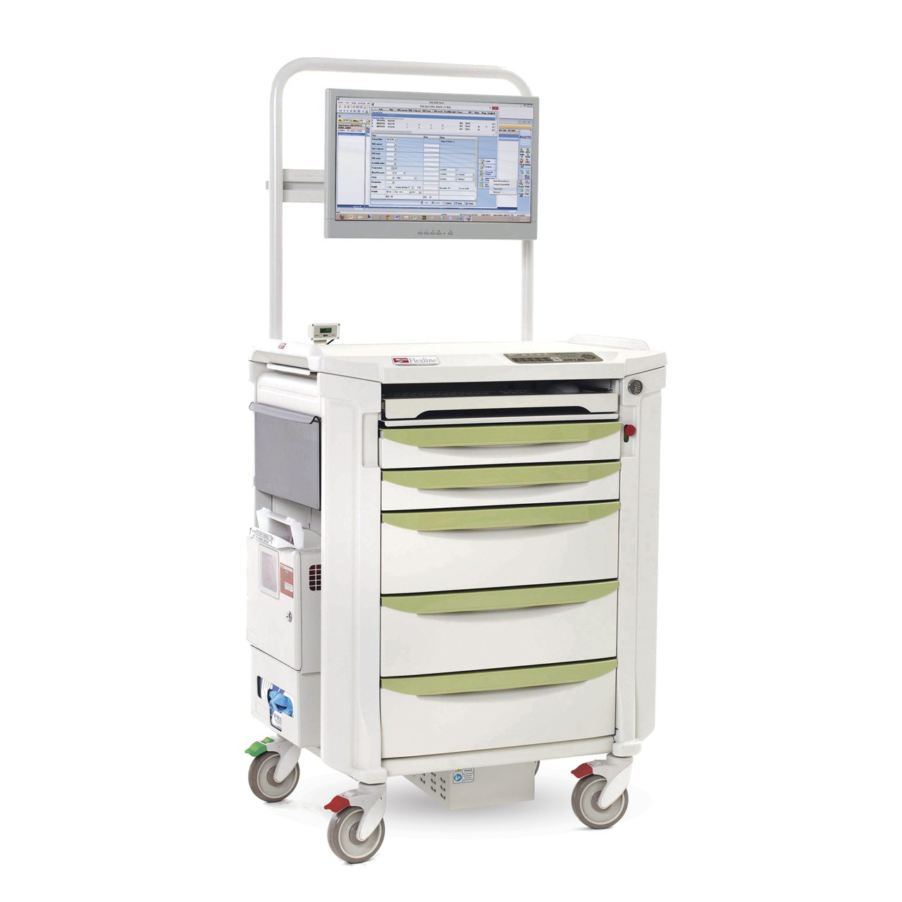 Metro FLXTMENT-KLIFE Flexline Computerized Treatment Cart