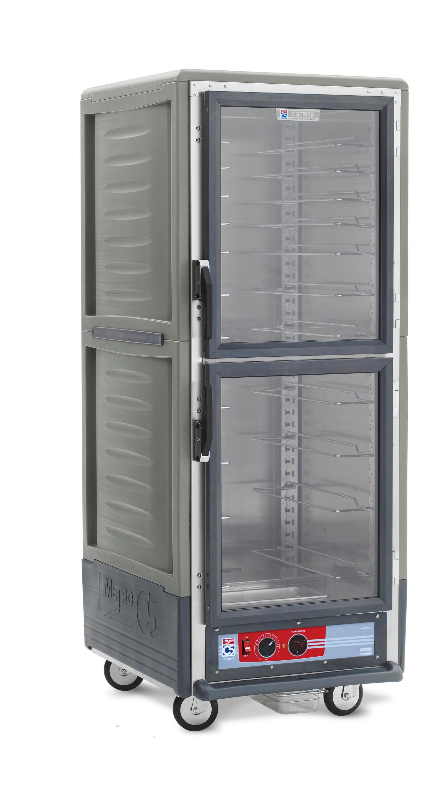 Metro Insulated Holding Cabinet, Full Height, Dutch , Gray