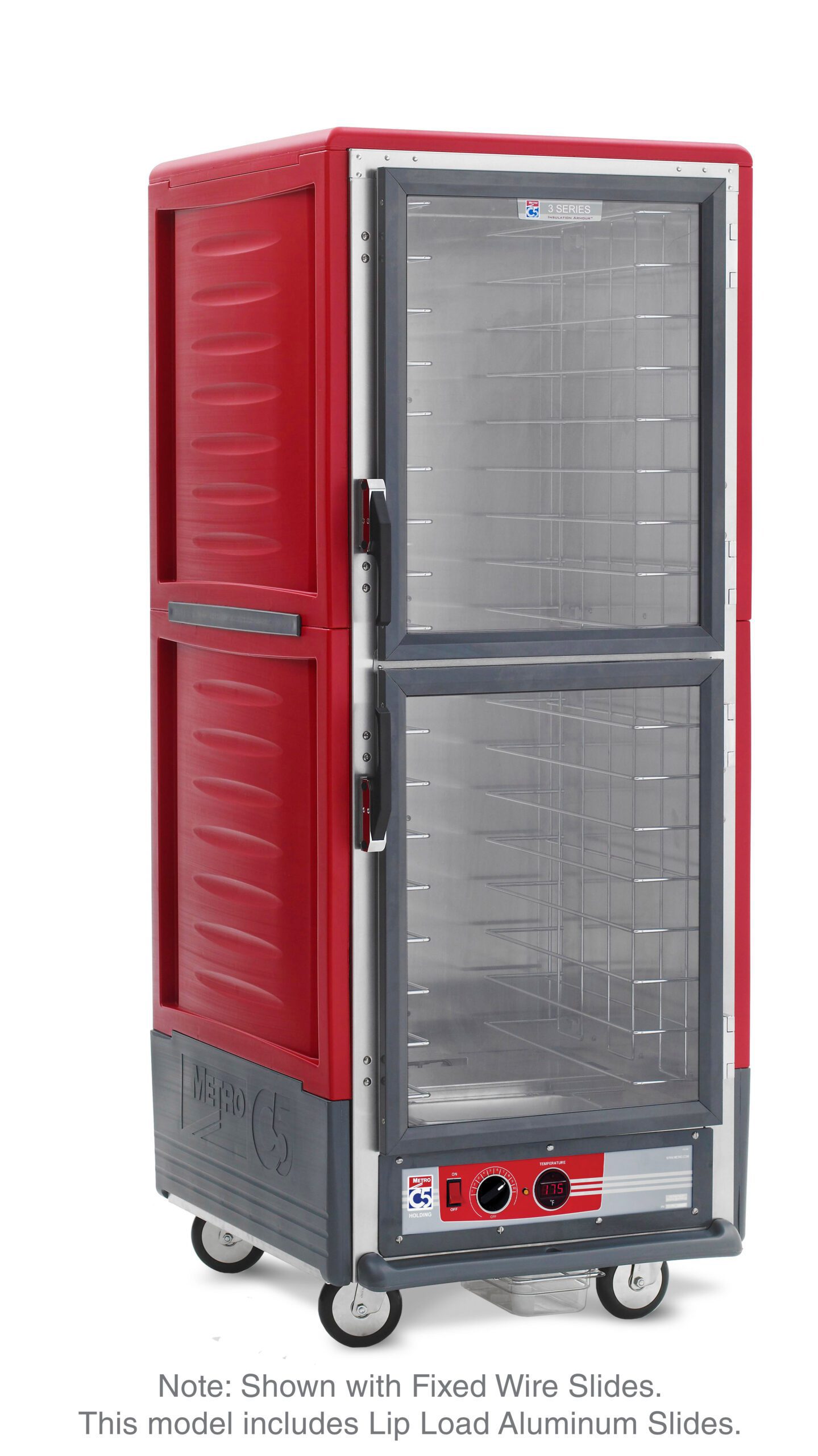 Metro Insulated Holding Cabinet, Full Height, Dutch,, 1681- Red