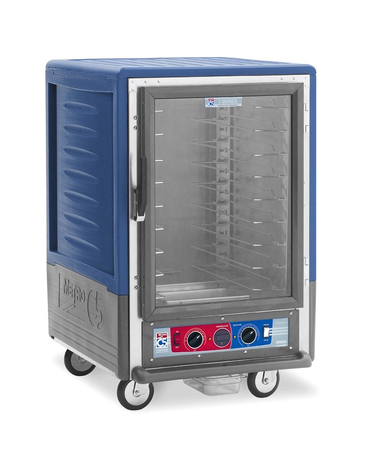 Metro Insulated Holding/Proofing Cabinet, 1/2 Height , Blue
