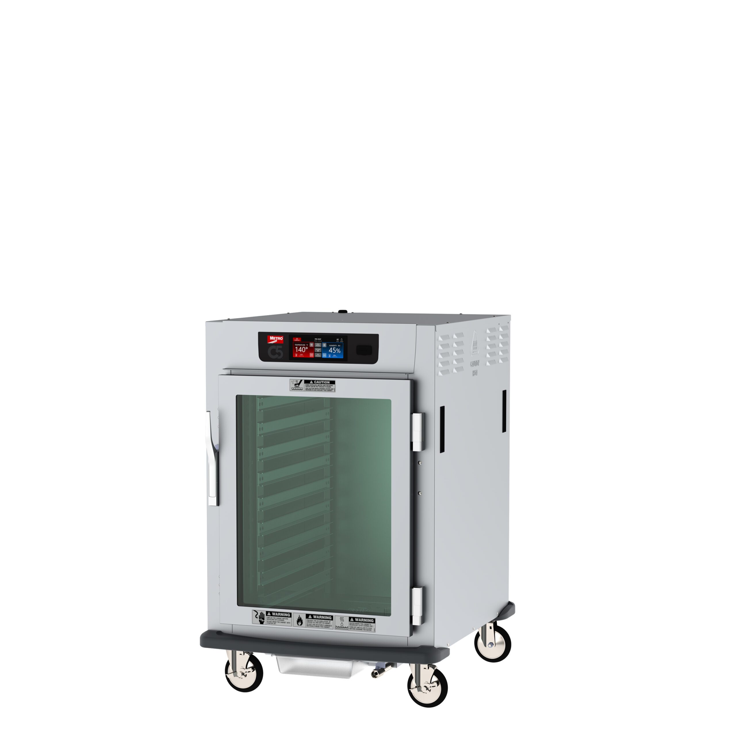 Metro C Controlled Humidity Pass-Thru Heated Holding and Proofing Cabinet, 1/2 Height/