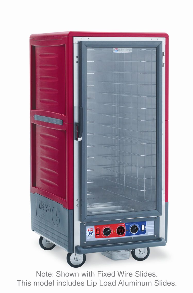 Metro Insulated Holding/Proofing Cabinet, 3/4 Height , Red