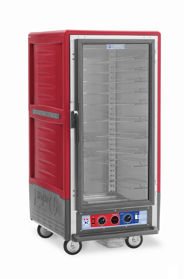 Metro Insulated Holding/Proofing Cabinet, 3/4 Height , Red