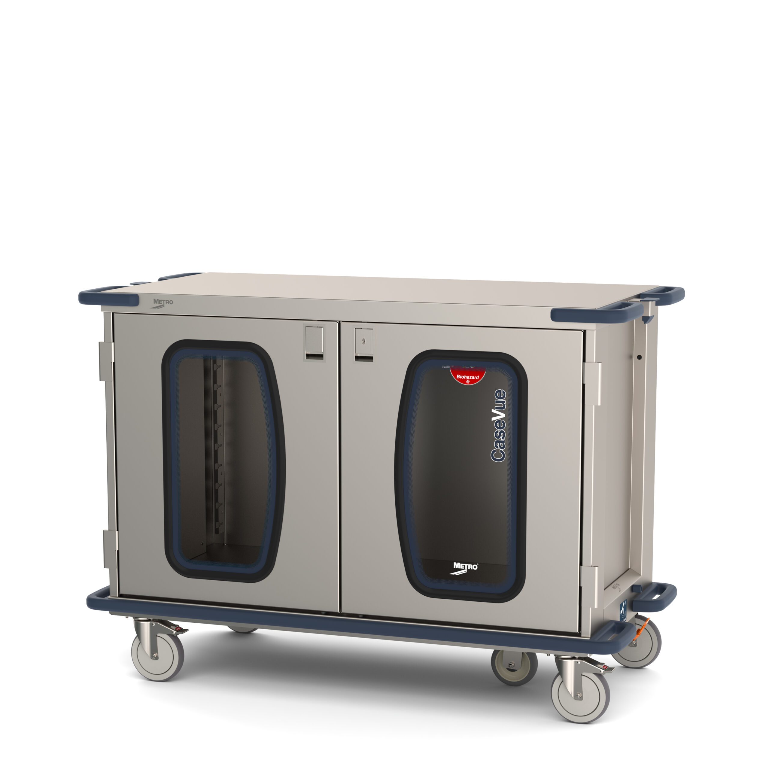 Metro CaseVue CV48LC-5B Surgical Case Cart and 5th Wheel Steering "D