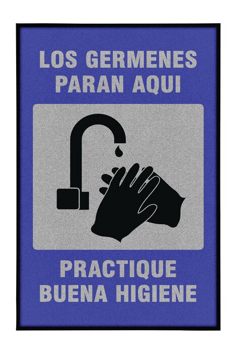 Justrite Mat 194 Span Germs Stop
