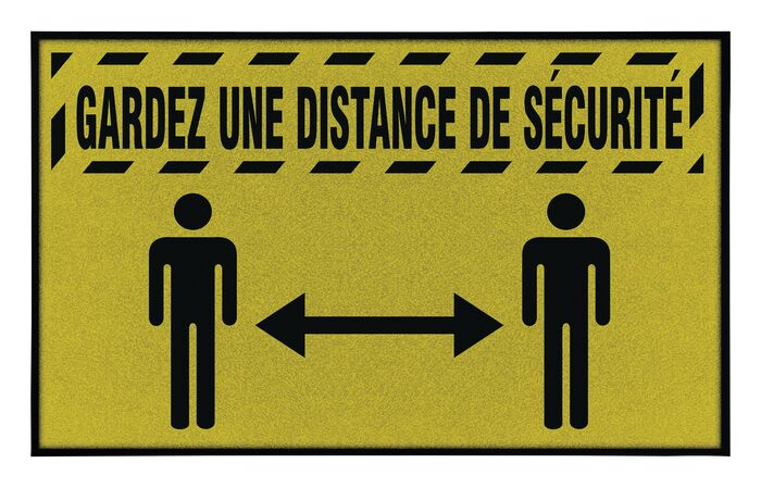 Justrite Mat 194 Fren Keep Distance