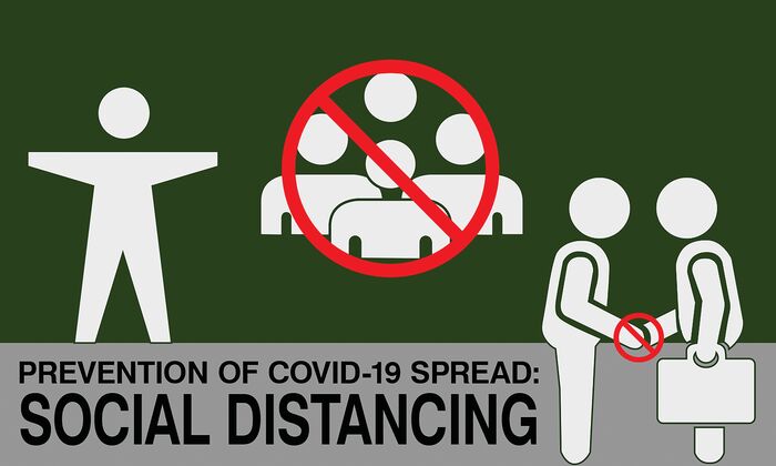 Justrite Social Distancing Ft