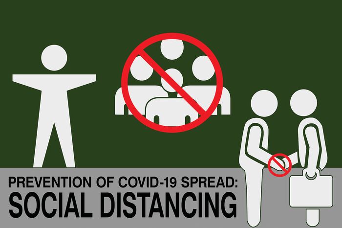 Justrite Social Distancing Ft