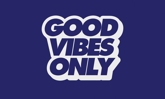 Justrite Mat 195 Good Vibes Only Bu
