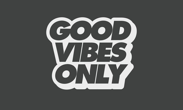 Justrite Mat 195 Good Vibes Only Ch