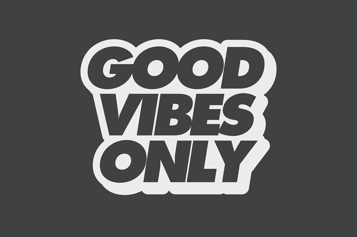 Justrite Mat 195 Good Vibes Only Ch
