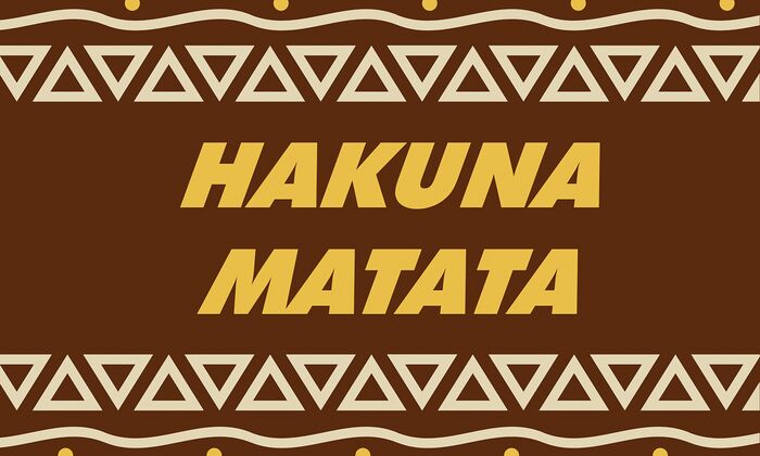 Justrite Mat 195 Hakuna Matata Br
