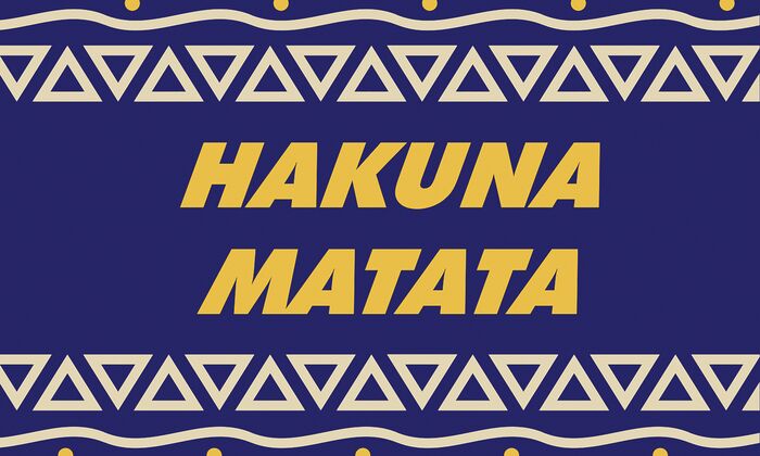 Justrite Mat 195 Hakuna Matata Bu