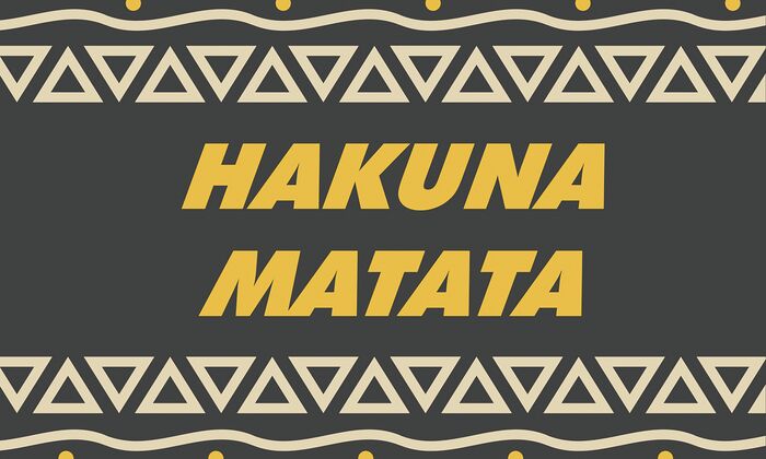 Justrite Mat 195 Hakuna Matata Ch