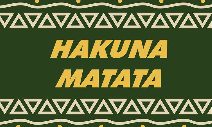 Justrite Mat 195 Hakuna Matata Gn