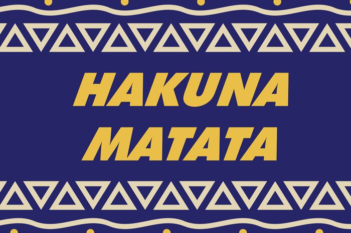 Justrite Mat 195 Hakuna Matata Bu