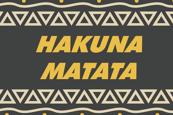 Justrite Mat 195 Hakuna Matata Ch