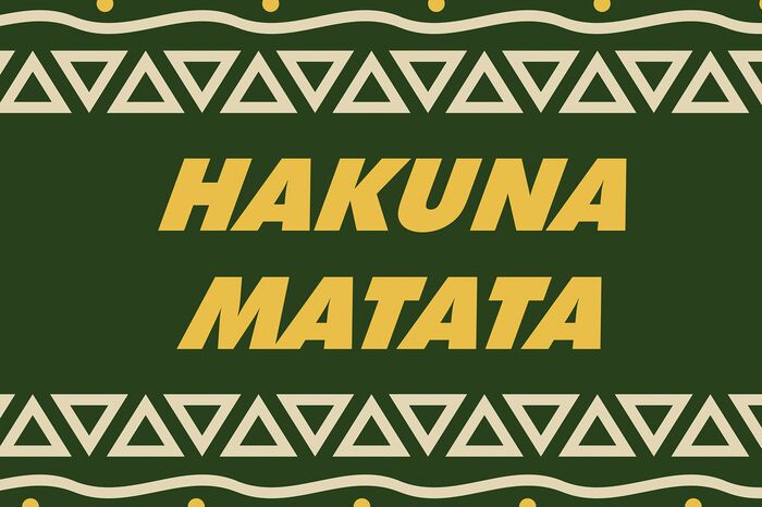 Justrite Mat 195 Hakuna Matata Gn
