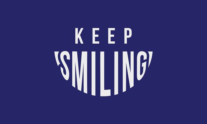 Justrite Mat 195 Keep Smiling Bu