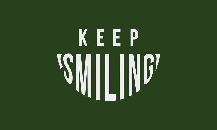 Justrite Mat 195 Keep Smiling Gn
