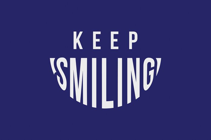 Justrite Mat 195 Keep Smiling Bu
