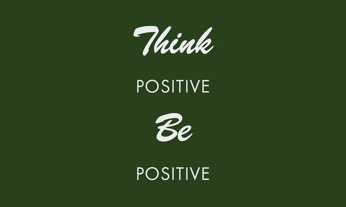 Justrite Mat 195 Think Be Postve Gn