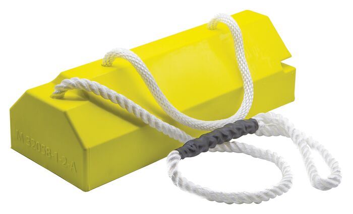 Justrite Chock,Ac,20",Ea,Qlr,Han Yel