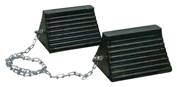 Justrite Chock,Rc,10",Pyr,Ch Pr Blk