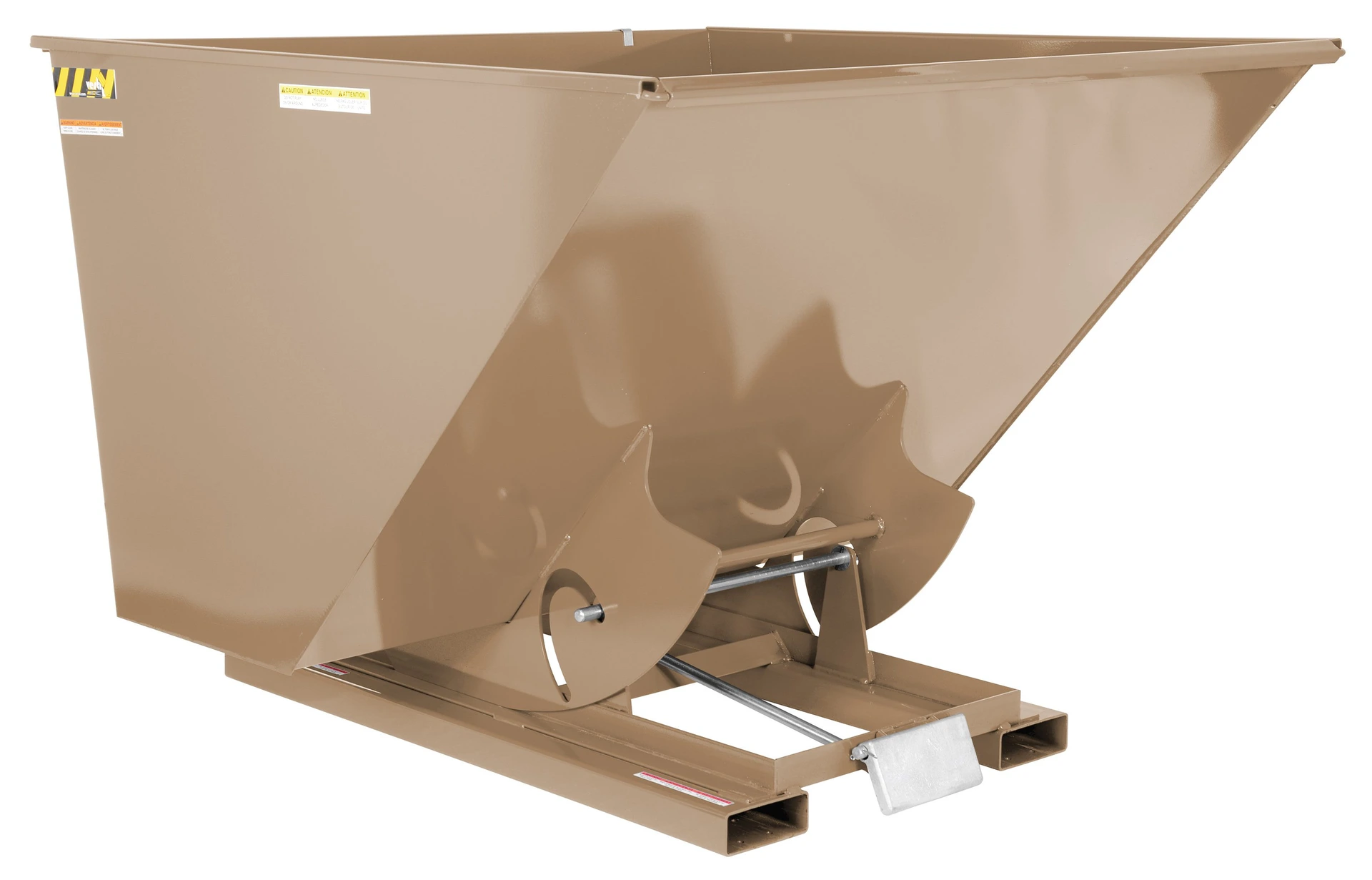 Self-Dump Hopper Md 2.5 Cu YdKhaki Tan