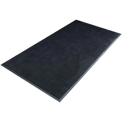 Black Rubberized Entry Mat
