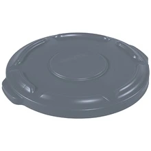 Rubbermaid® Brute® Flat Trash Can Lid - 10 Gallon, Gray